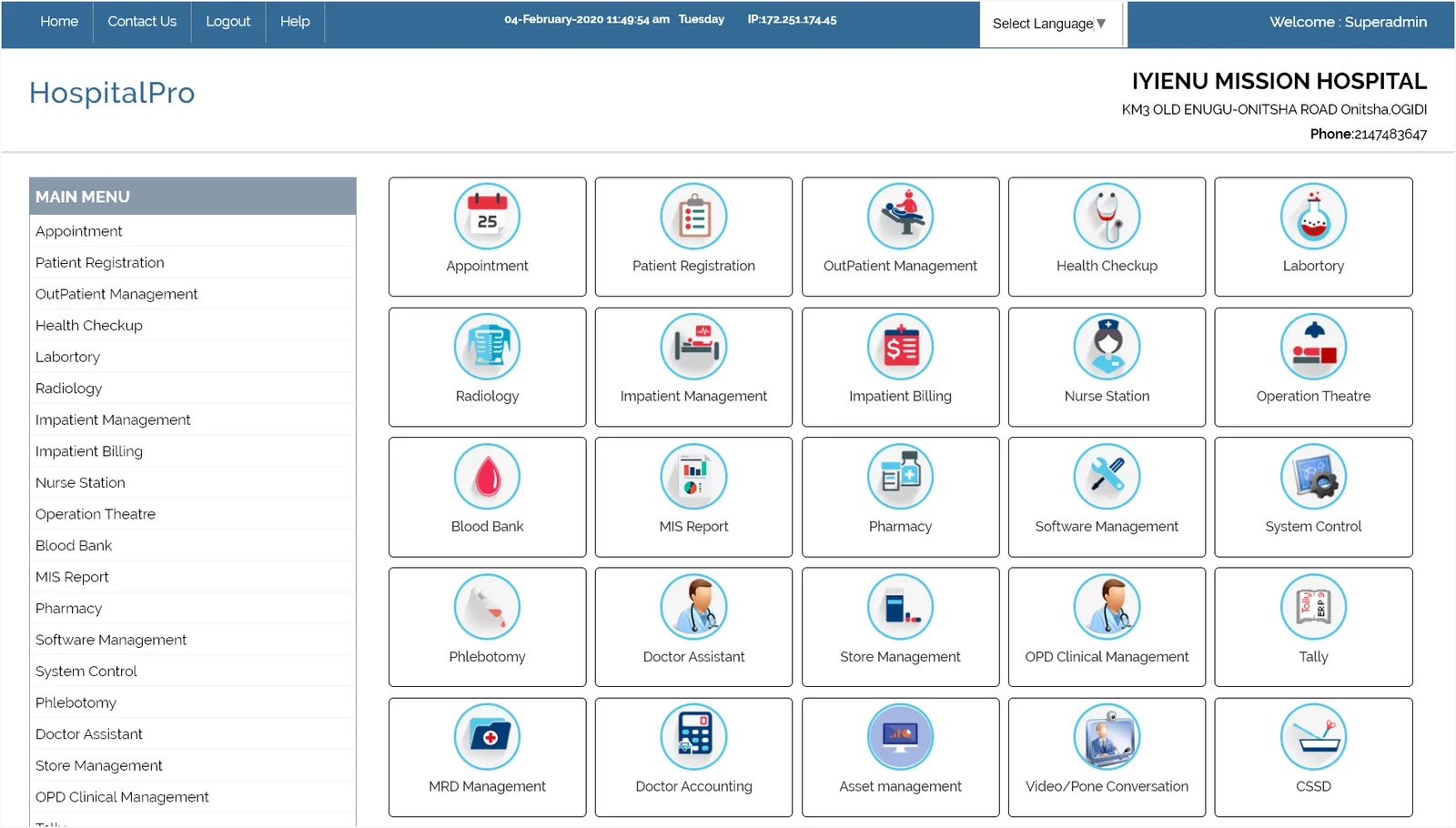 eHospital All In One Solution