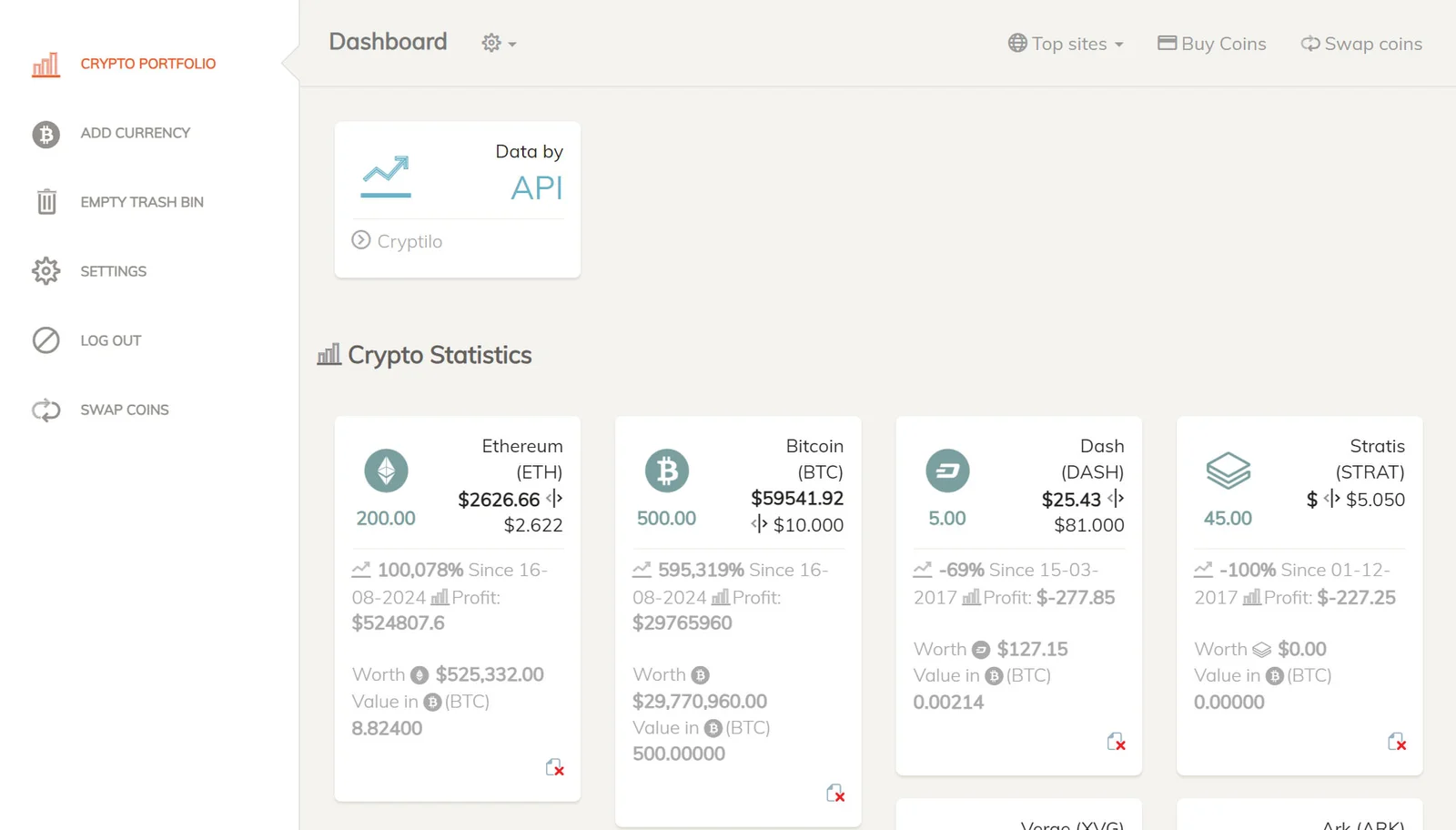 Crypto Profit Calculator