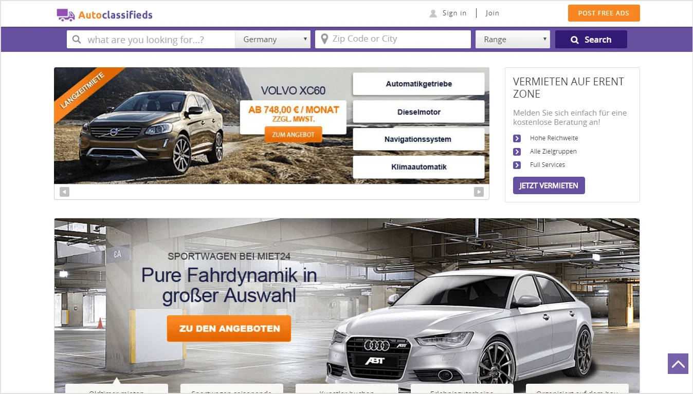 Auto Classifieds Script