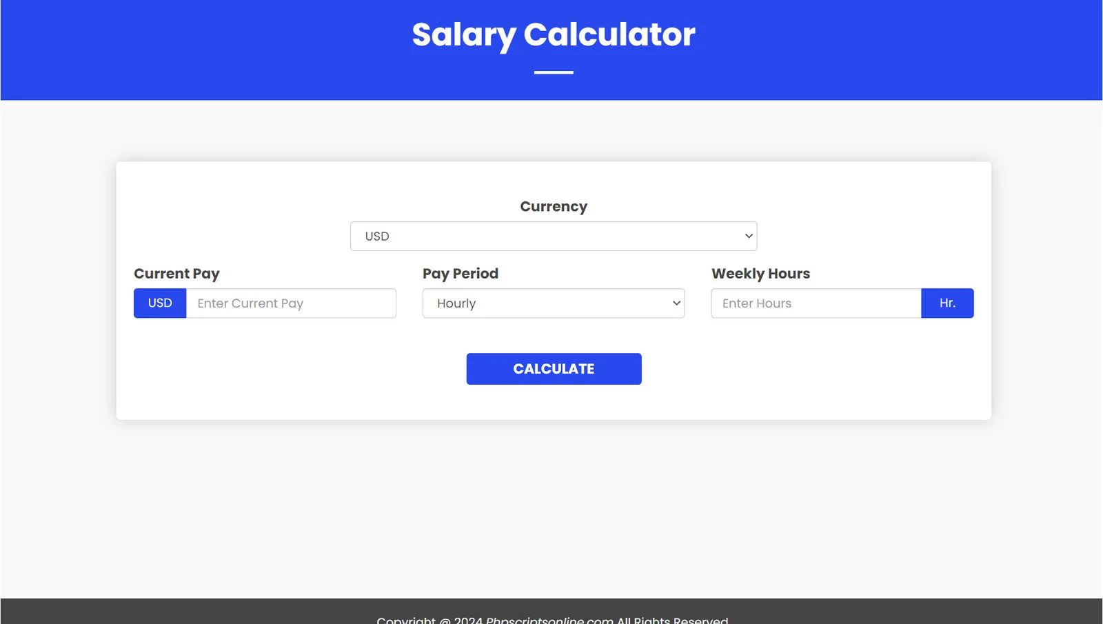 Salary Calculator