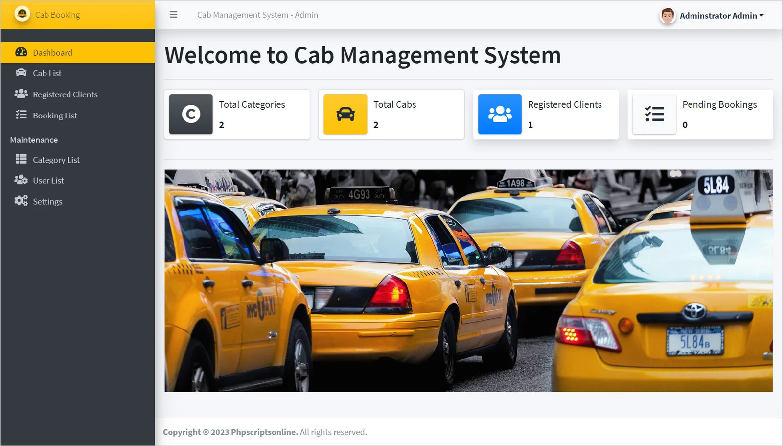 Online Cab Booking