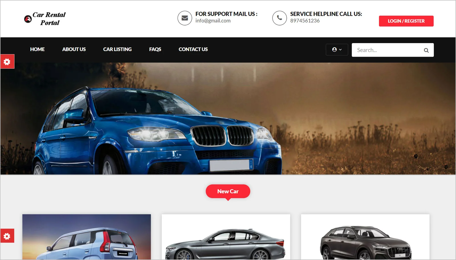 Car Rental Portal