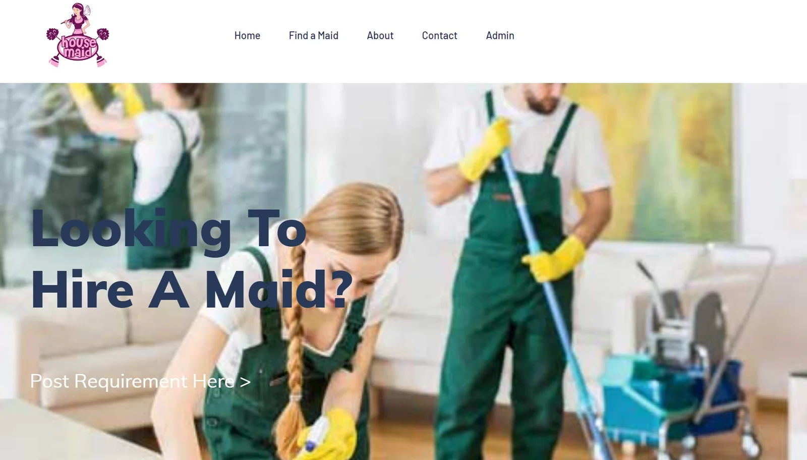 Maid Hiring Website