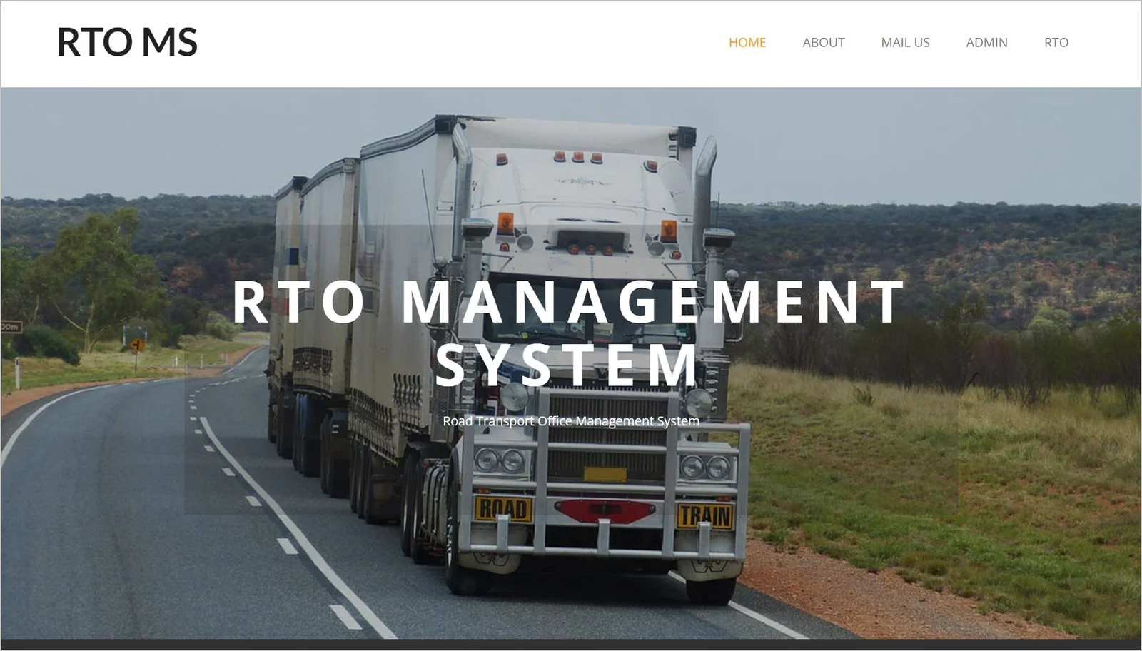 Regional Transport Office Website