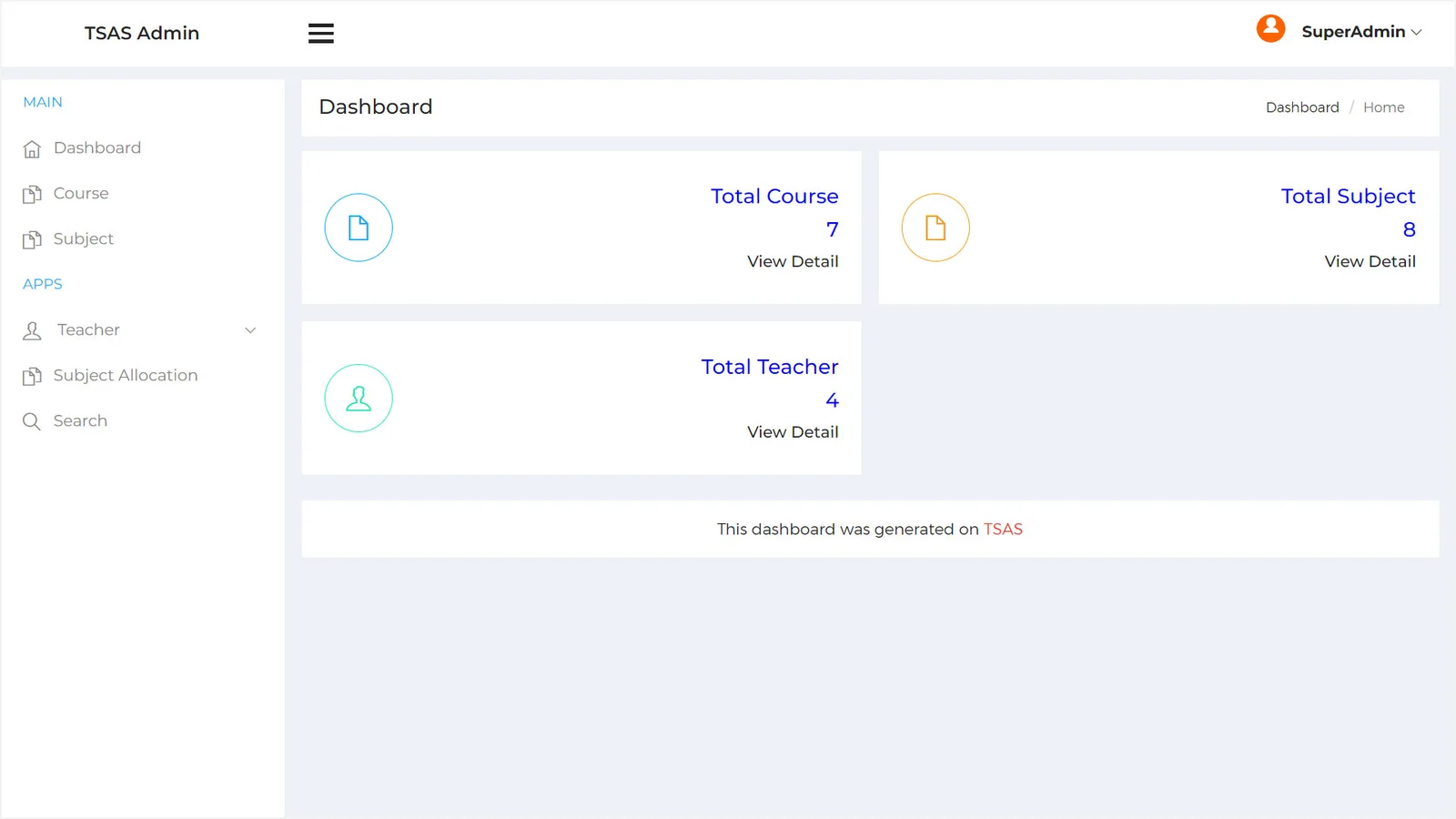 Teacher Subject Allocation Software