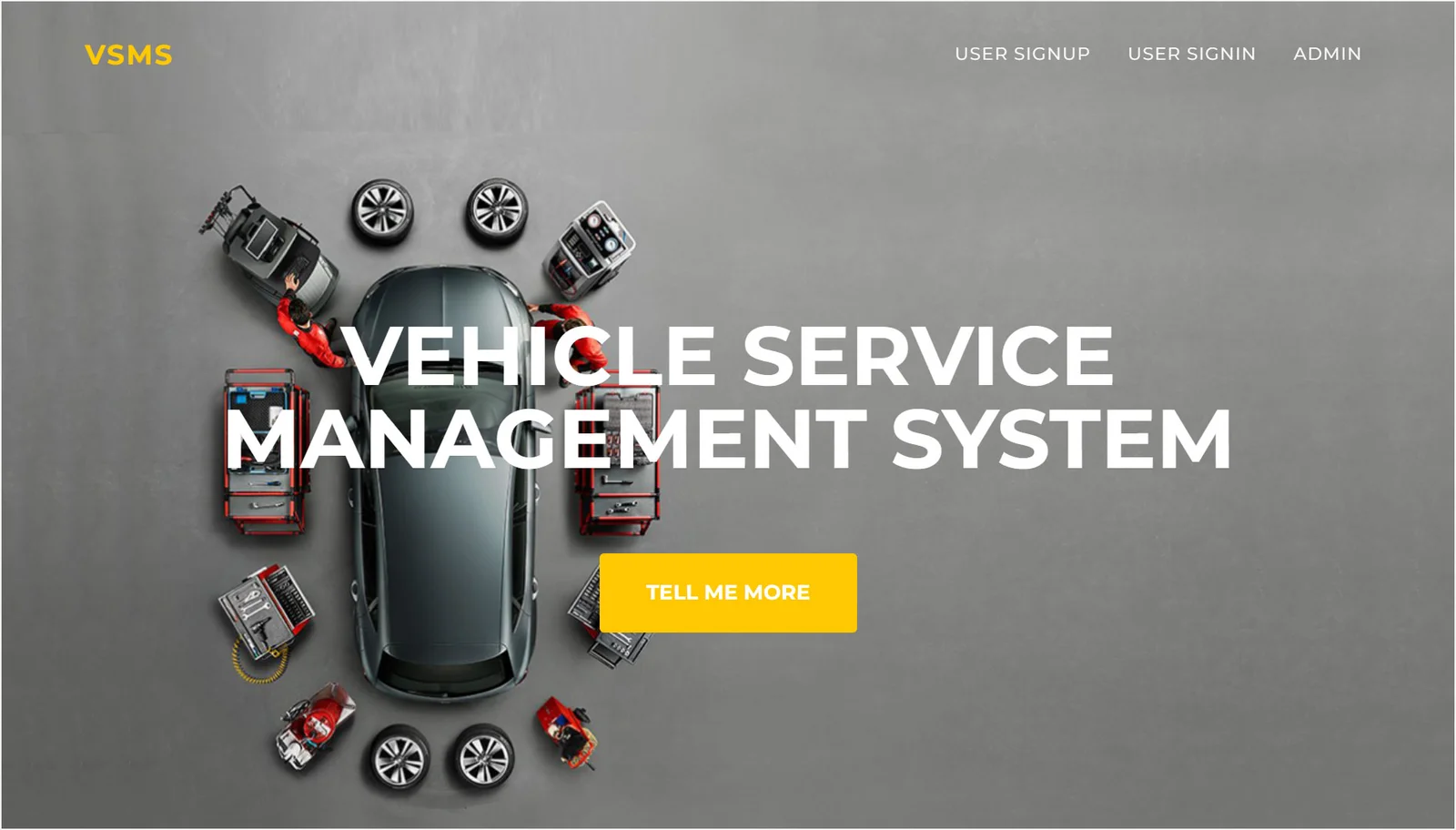 Vehicle Service Management Website