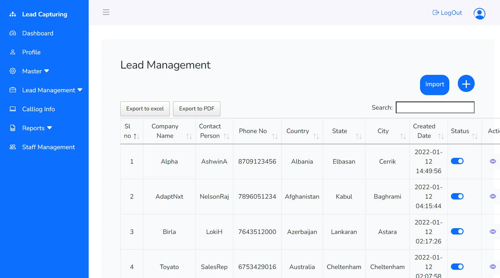 Lead Capture CRM Software