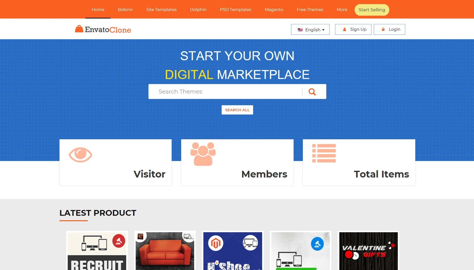 Envato Clone Marketplace