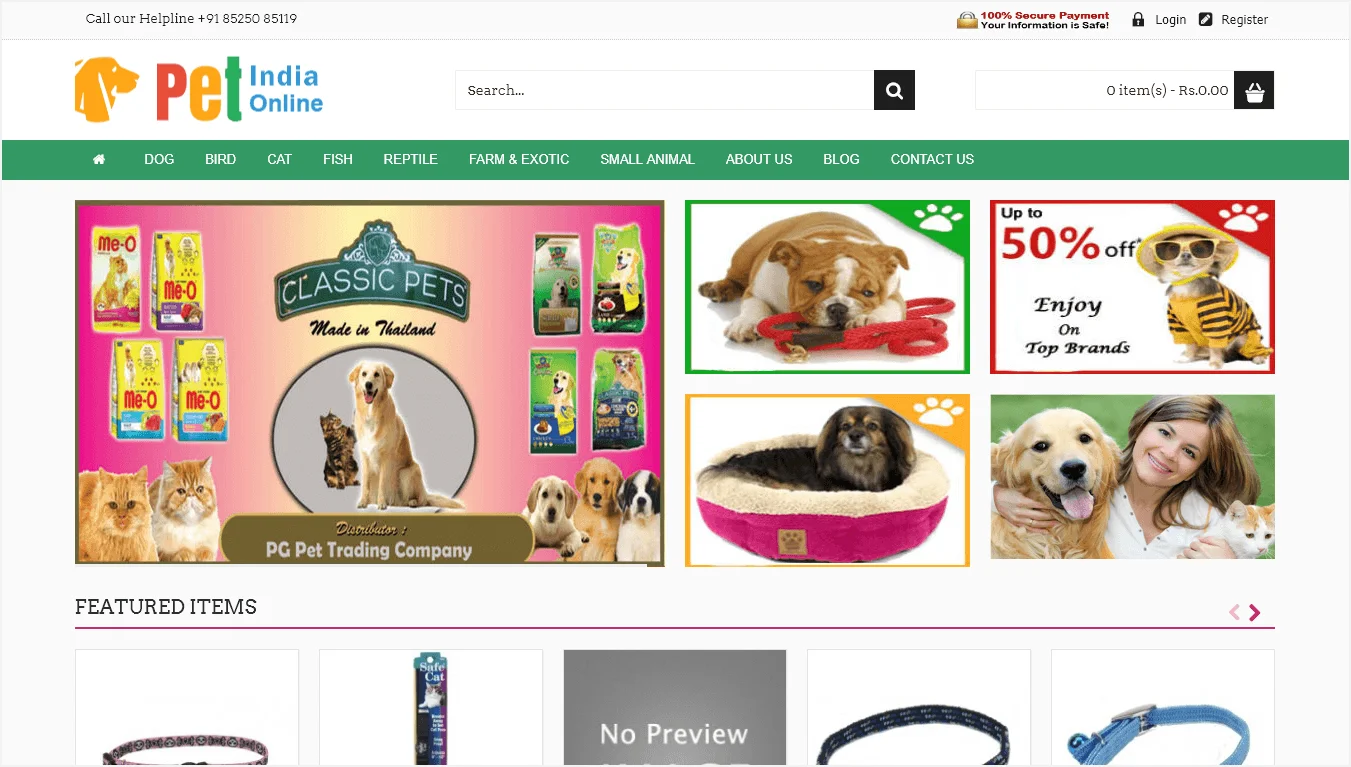 Pet Shop Ecommerce