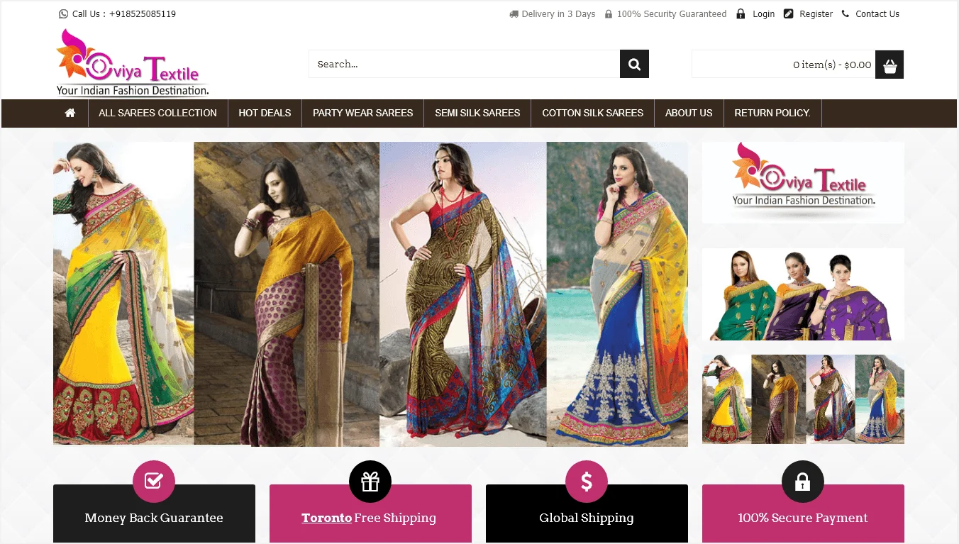 Saree Shop Ecommerce