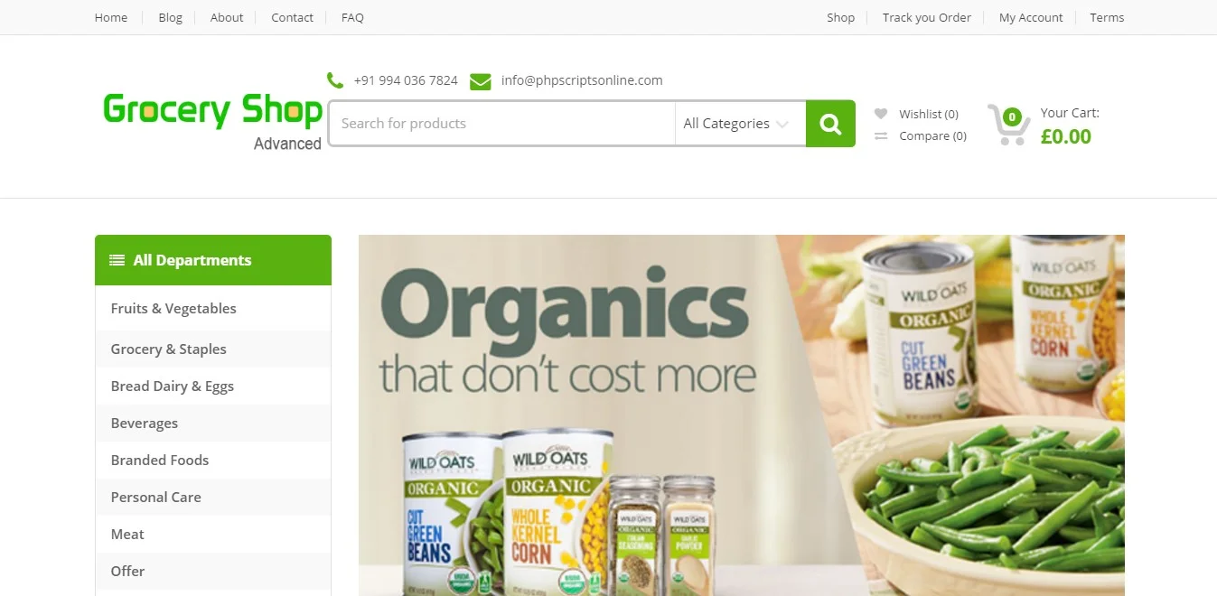 Online Grocery Shop Ecommerce