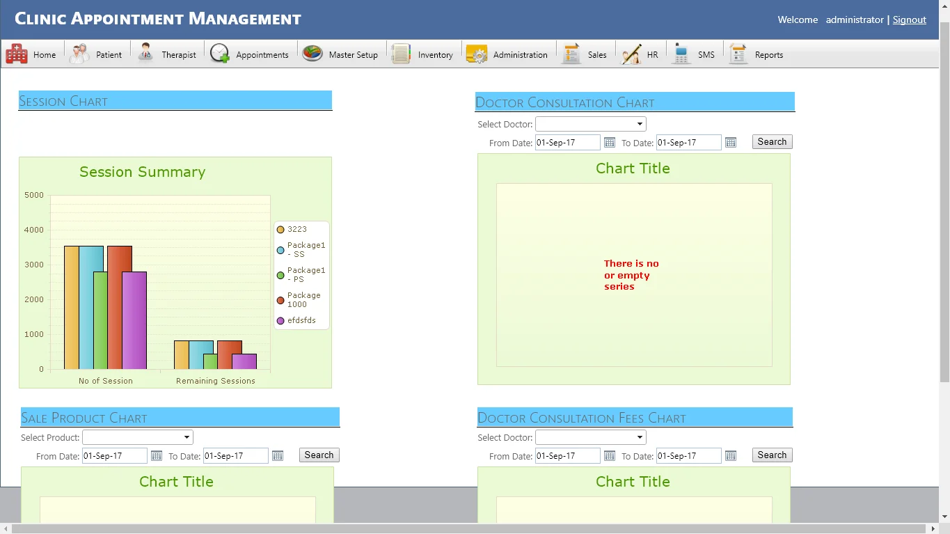 ASP.Net Clinic Management Software