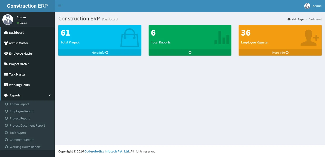 ASP.Net Construction Project Management