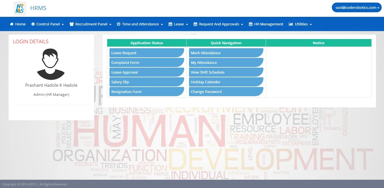 ASP.Net HRMS Software