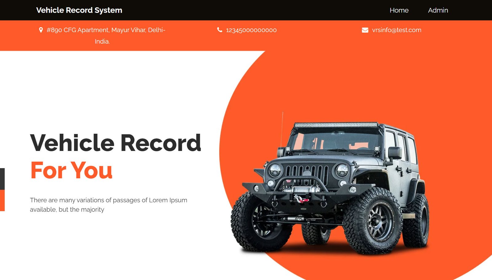 Vehicle Record Management