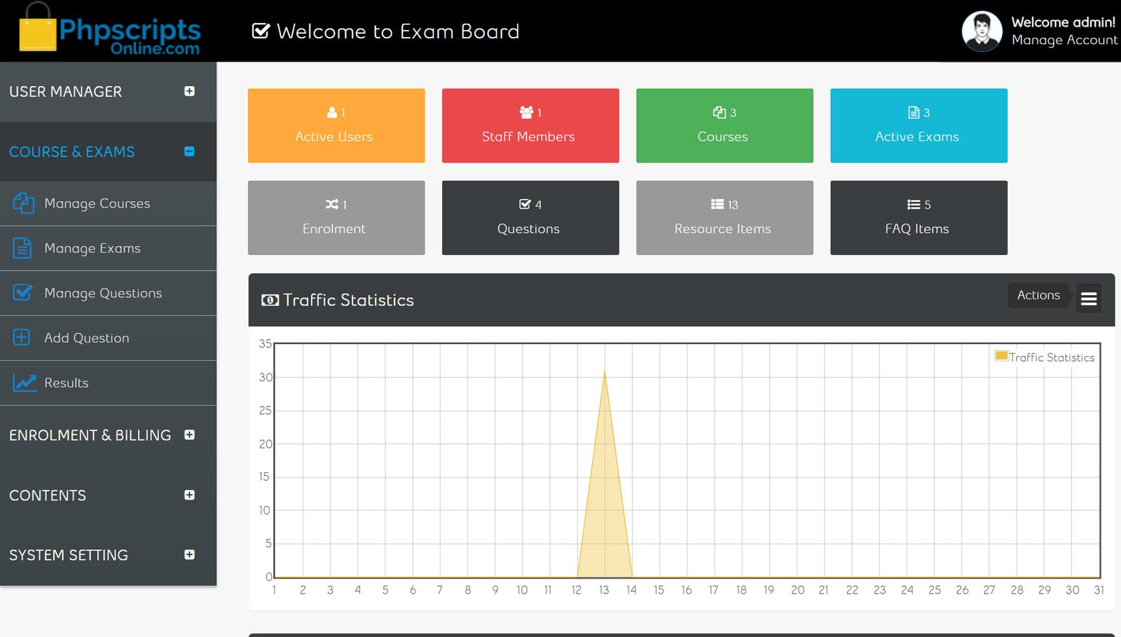 Online Exam Board Software